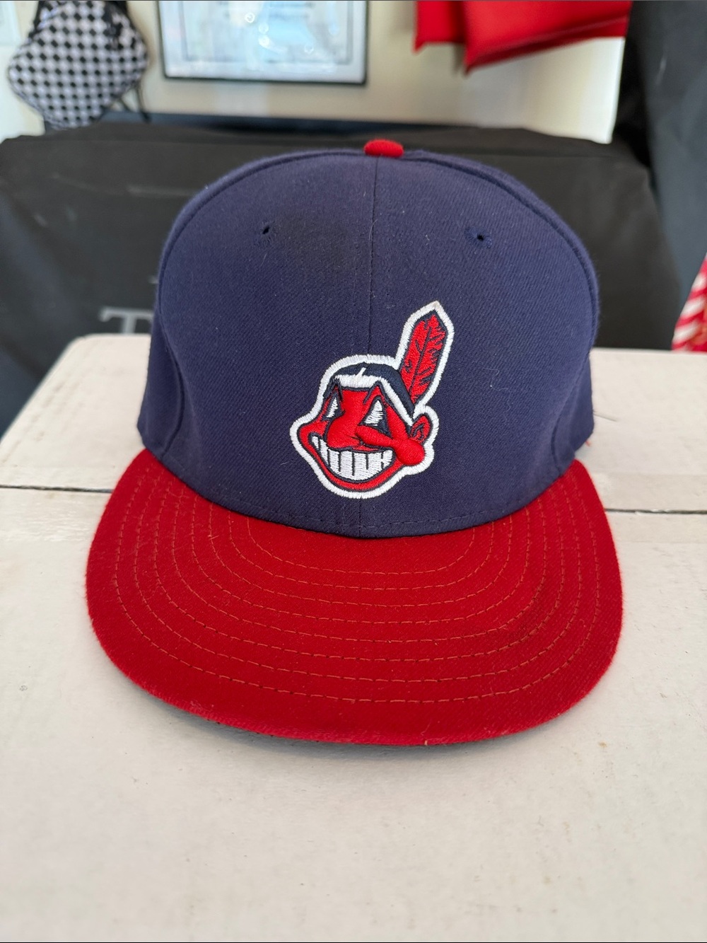 Vintage Cleveland Indian fitted Hat